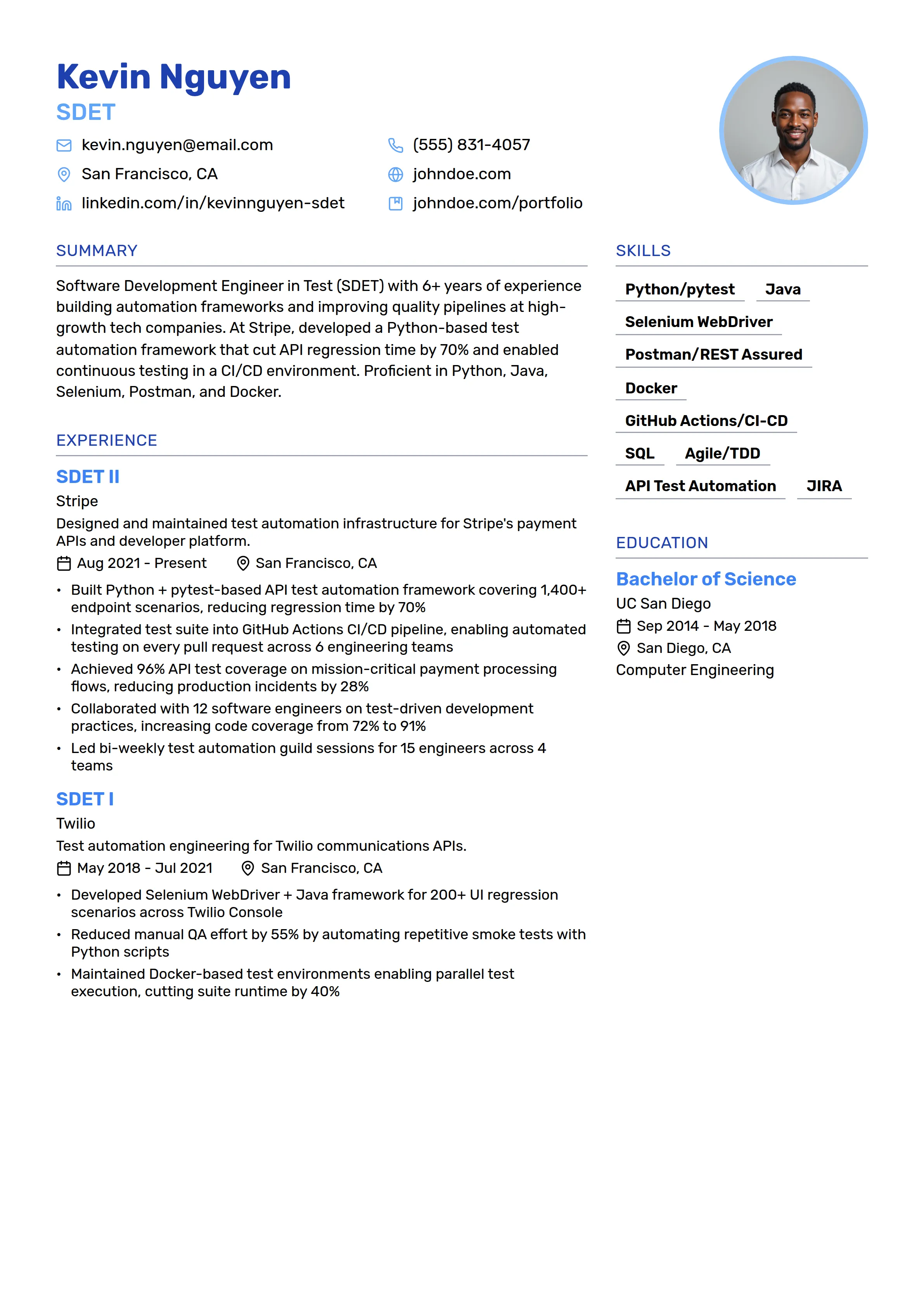 22 Automation Tester Resume Examples & Guide for 2026